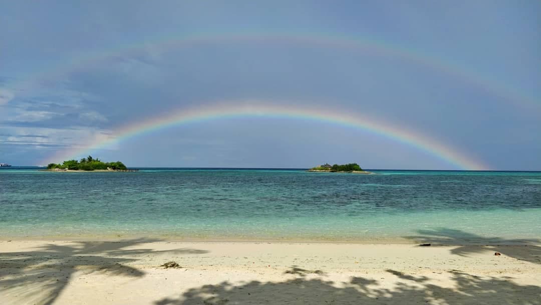 Full Rainbow over Maldives